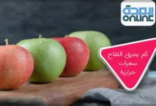 كم يحرق التفاح سعرات حرارية