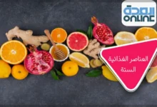 العناصر الغذائية الستة